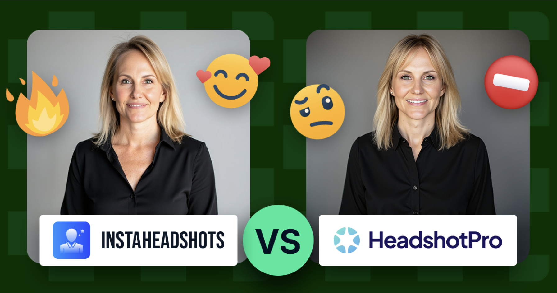 InstaHeadshots vs HeadshotPro: Best AI Headshot App Review