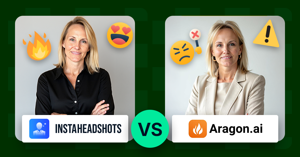 InstaHeadshots vs. Aragon AI: Full Review and Comparison