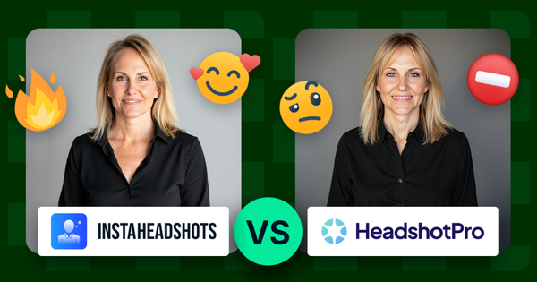 InstaHeadshots vs HeadshotPro: Best AI Headshot App Review