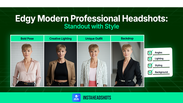 Edgy Modern Professional Headshots: Stand Out with Style