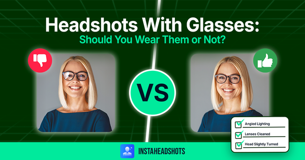 Headshots With Glasses: Should You Wear Them or Not?
