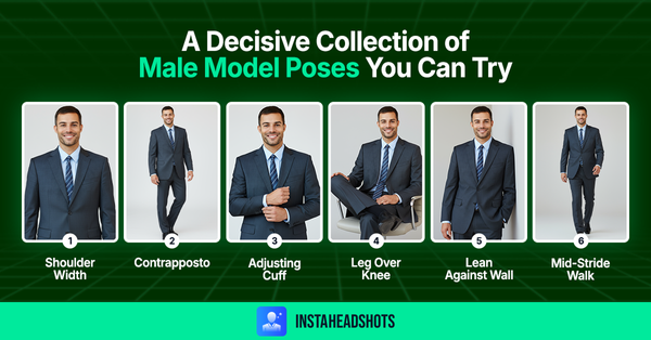 Confident Male Poses for Professional Headshots
