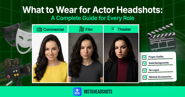 What to Wear for Actor Headshots: A Complete Guide for Every Role